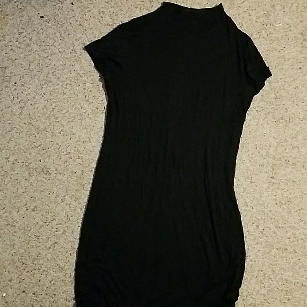 Mock neck dress